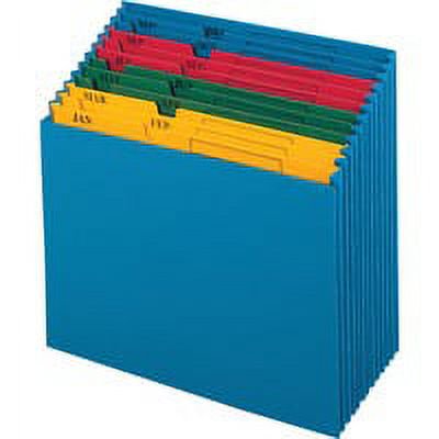 Pendaflex QuickView Monthly Desktop Project File, 11" x 12" Sheet Size - 12 Pocket(s) - Paper - Blue - 15.52 oz - 1 Each
