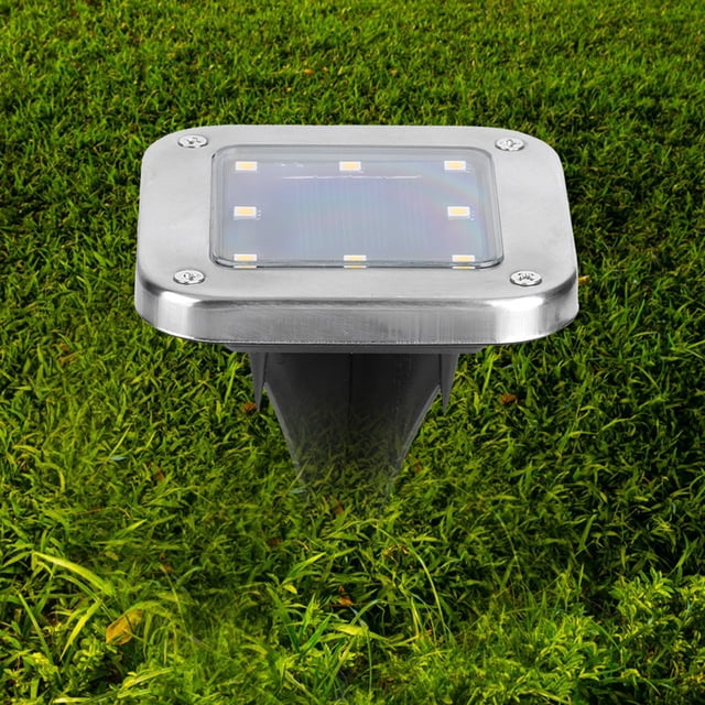 Iluminación de Paisaje 4 piezas de luces solares al aire libre, 8 lindas de luz solar al aire libre de 8 lentes, para jardines patios traseros para parques