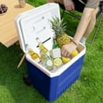 thumbnail image 5 of Rolling Cooler with Superior Ice Retention - Hard-Sided Insulated Cooler with Heavy-Duty Wheels & Handle for Outdoor Adventures, Picnics, Boating & Tailgate Parties, 5 of 9