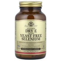 Solgar Dry E with Yeast Free Selenium 100 Vegetable Capsules