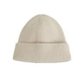 thumbnail image 4 of Children's Kids Girls Boys Thermal Lined Plain Hat Stretchy Beanie Hat 1 to 15 Yeas for Winter Autumn, 4 of 6