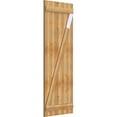thumbnail image 2 of 26 7/8"W X 73"H Timbercraft Five 5 3/8" Boards Joined Board-N-Batten Shutters W/Z-Bar, Rough Sawn Western Red Cedar (Per Pair), 2 of 13