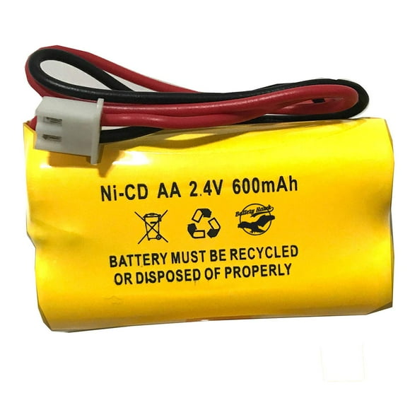 10010034 10010036 Panneau de Sortie de Batterie Lithonia Exitronix Interstate NIC1394 BEL-179 2.4V 600MAH Lumière d'Urgence NiCad 2.4V 400mah 500mah 700mah 2.4V 1000mah pour Remplacement Batteryhawk, LLC