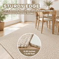 Runner Rug 3x16 Ft Washable Runners For Hallways Extra Long Woven Non ...