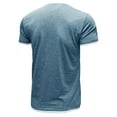 thumbnail image 5 of Besolor Mens Summer Workout Tops Round Neck Short Sleeve Basic Shirts Casual Solid Color Sports Blouse Tees, 5 of 5