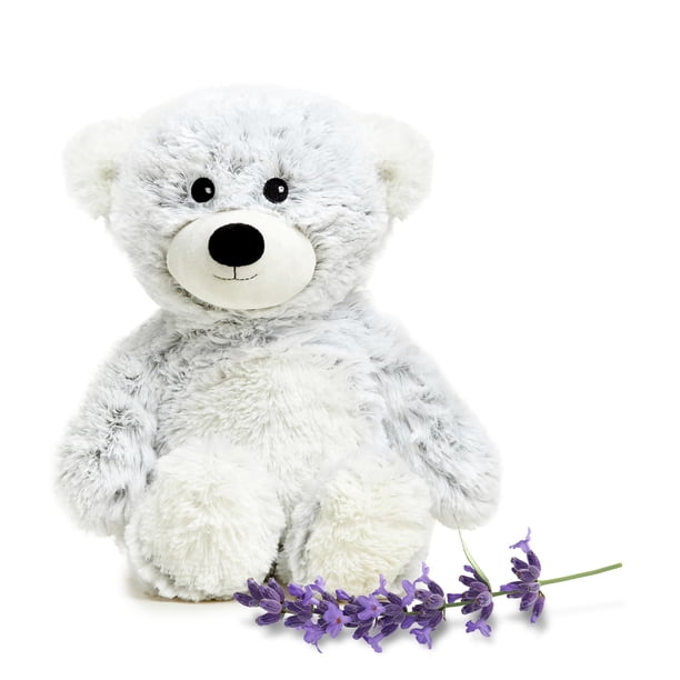 Animal de peluche Warmies Gray Bear, apto para microondas y pesado