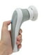 thumbnail image 4 of Cepillo de limpieza eléctrico portátil de mano, recargable por USB, giratorio 360°, con 3 cabezales de cepillo, color gris, 4 of 15