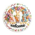 thumbnail image 3 of TIELUTT Round Easter Bunny Shaped Welcome Mat 2026 Easter Absorbent Non and Wear Mat Round Easter Rug Sizes Comfy Throw Throw Bed Blanket Small Throws Tan Knit Throw Blanket Furry Carpet Rug, 3 of 7
