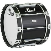 Pearl 30x16" Championship Maple Marching Bass Drum Midnight Black