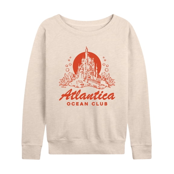 Disney - Atlantica Ocean Club - Women's French Terry Long Sleeve Pullover