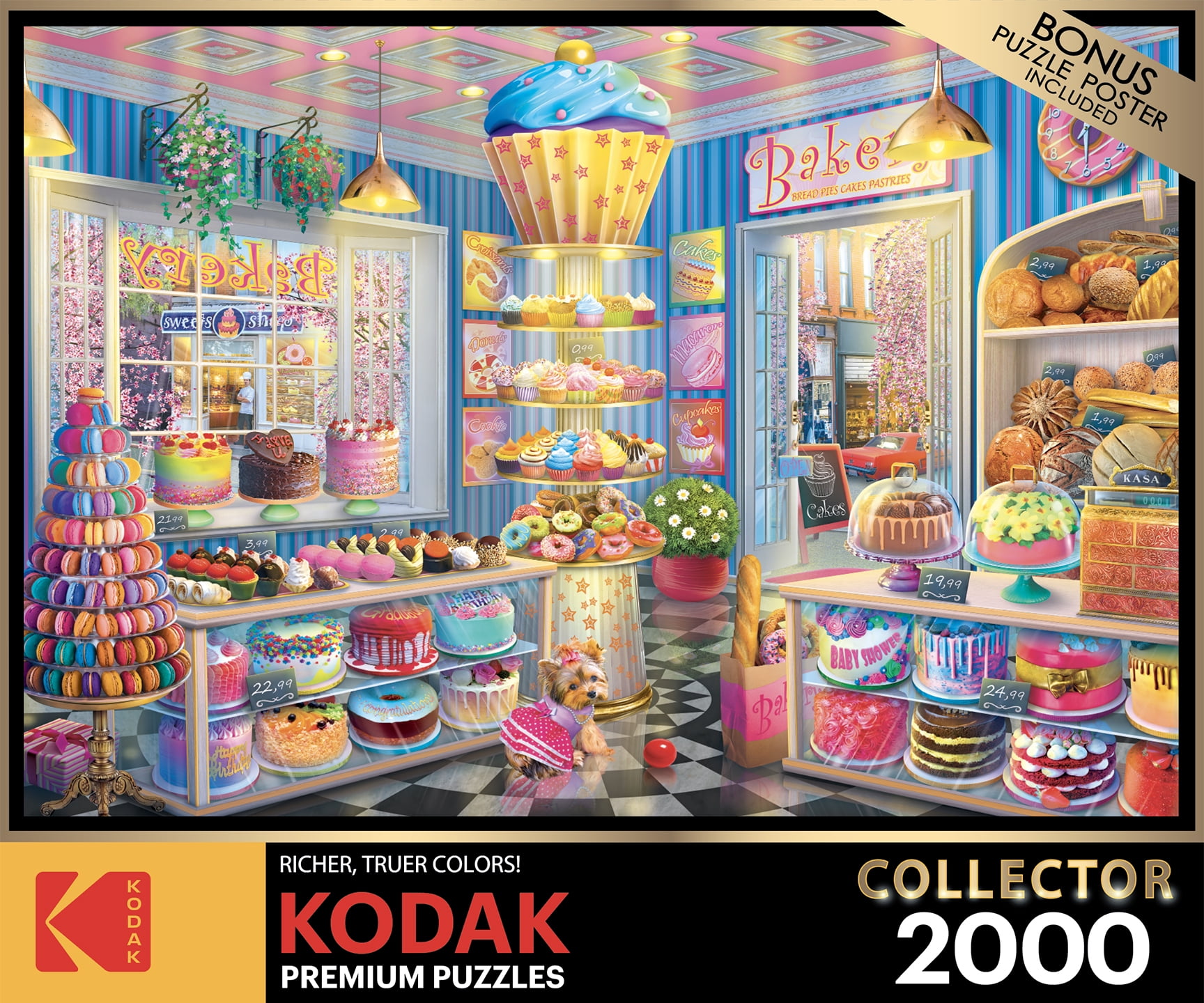 Buffalo Games 2000 Piece Jigsaw Puzzle 38 in x 26 in SWEET TREATS Candy shop