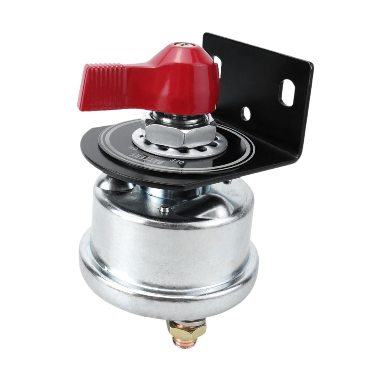 Wzmzjy Battery Disconnect Switch 12-48V High Performance Premium Battery Cut Off Switch Red