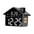 thumbnail image 3 of Reloj despertador digital, reloj de mesa moderno para habitación infantil, dormitorio u oficina. luz blanca, 3 of 8