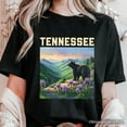 thumbnail image 2 of Scenic Tennessee State Great Smoky Mountains T-Shirt, Black Bear and Wildflower Nature Tee  and Travel Souvenir, 2 of 10