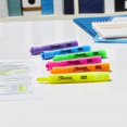 thumbnail image 6 of Sharpie Tank Style Highlighters, Chisel Tip, Fluorescent Yellow, Box of 24, 6 of 7