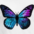 thumbnail image 3 of CafePress - Galactic Butterfly Long Sleeve T Shirt - Women's Long Sleeve Graphic Casual T-Shirt, 3 of 4