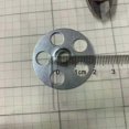 thumbnail image 3 of 100 Pcs Rondelles 36*6mm pour Fixation Isolation Joint Plat Plaqué Zinc avec 6 Trous Rondelles de Serrage en Métal, 3 of 3