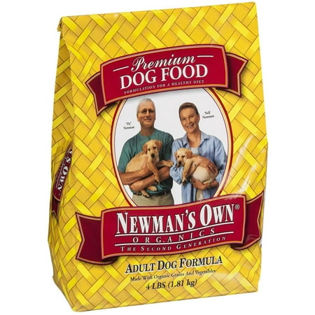 Newman's Own Organics Dog Food, Premium, Adult Dog Formula, 4 lb,