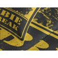 thumbnail image 4 of Ambesonne Zombie Quilted Bedspread Set 3 Pcs, Grunge Horror Sign Print, Queen Size, Earth Yellow Grey Red, 4 of 5