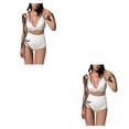 thumbnail image 3 of sweethay Traje de baño dividido para mujer, traje de baño de poliéster, traje de baño, ropa de playa Type2 NO2, 3 of 6