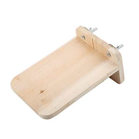 

Agatige Wood Platform With Screws For Hamster Squirrel Cage Small Pet Toys Pet Cage Platform