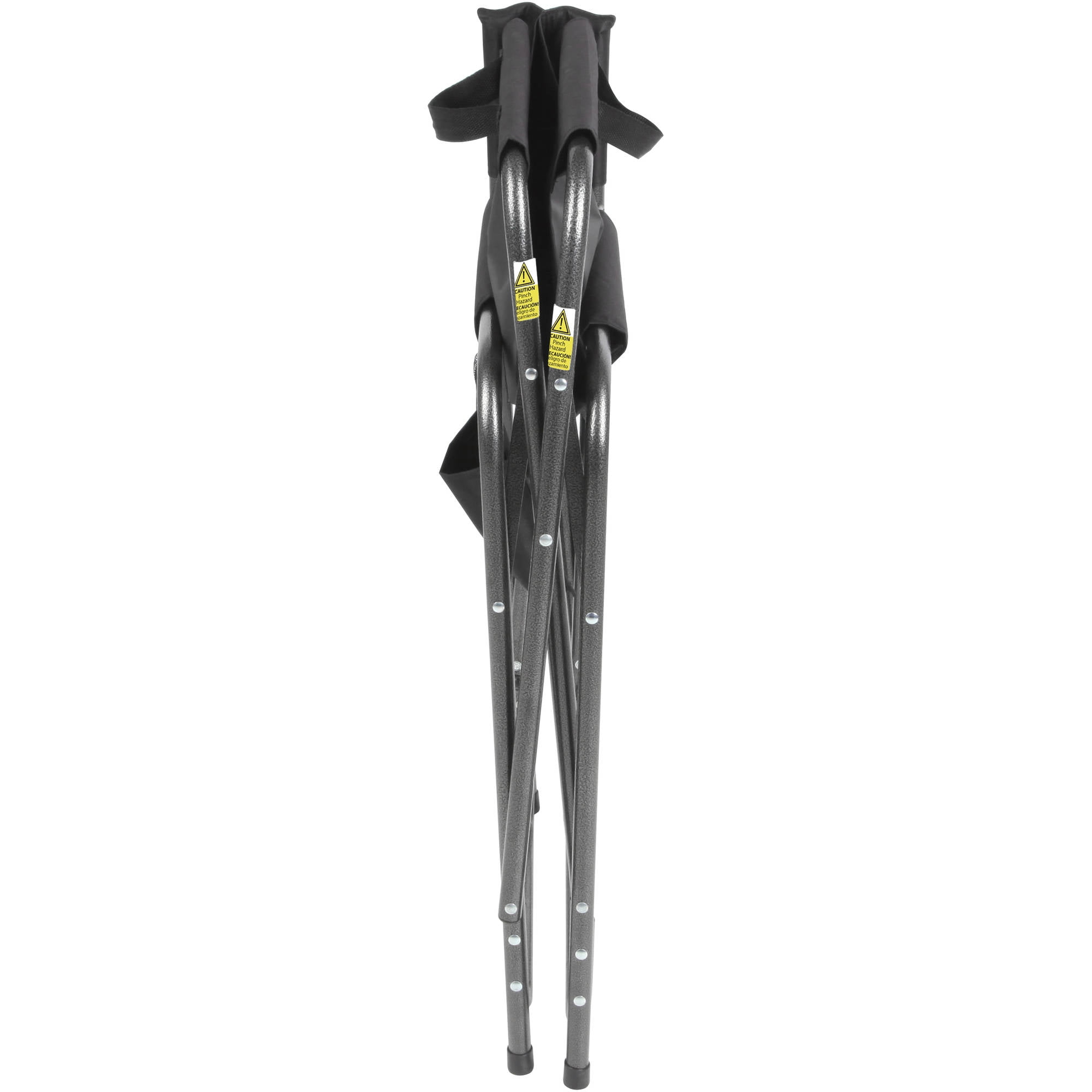 Ozark Trail Director Camp Chair with Side Pocket, Black