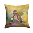 thumbnail image 2 of Burrowing Owl Throw Pillow 14 in x 14 in, 2 of 2