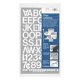 Chartpak CHA01036 Numéros-Lettres en Vinyle- 1po.- Blanc – image 2 sur 4