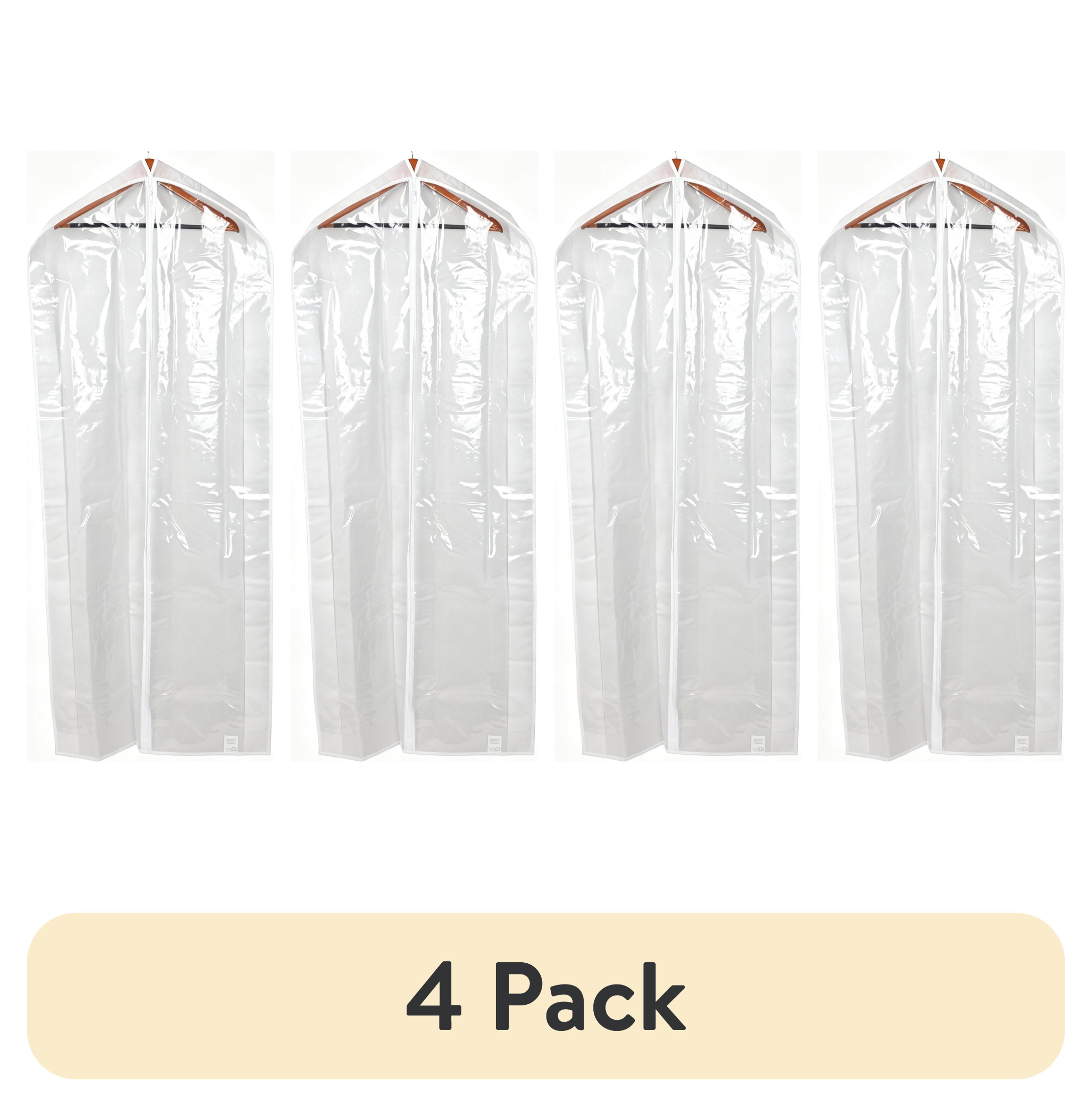 Mainstays 4-Pack Suit and Dress Hanging Garment Bag