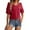 Wine, variant on Patlollav Women Tees Under $10, Tops for Women Short Sleeve Solid Comfortable Breathable V-Neck Blouses Shirt