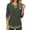 #01 Army Green, variant on Womens Leopard Trim Fake Two-Piece Polo Shirt Collared Layered Long Sleeve Tunic Top for Fall Work Office Casual Wear,L,Dark Gray