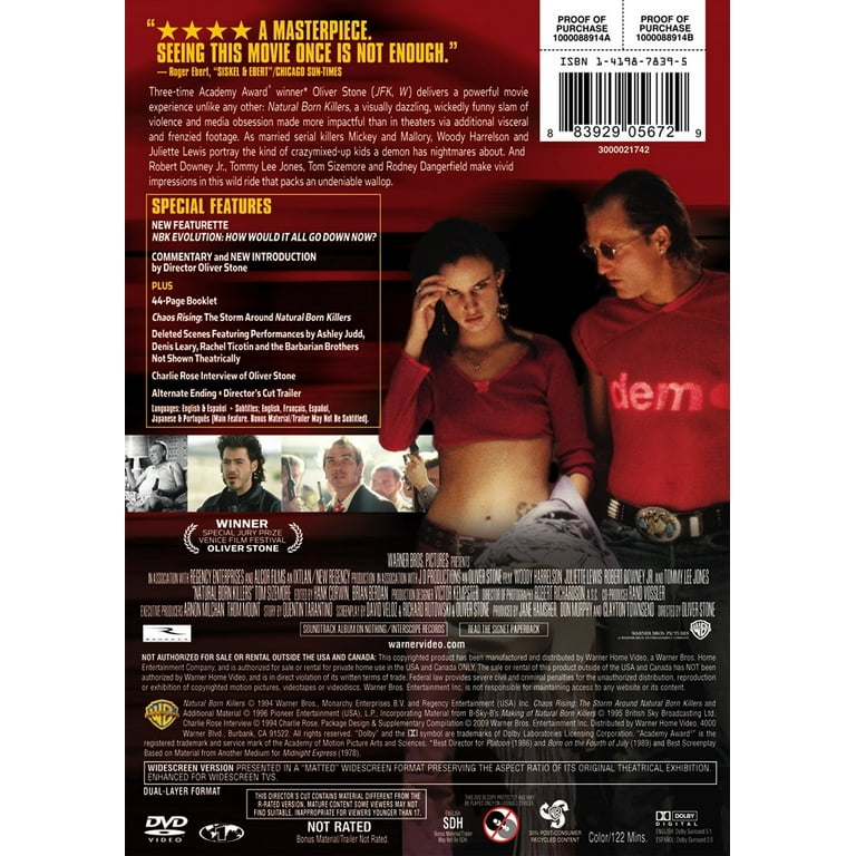 Warner Home Video - Natural Born Killers (DVD), Action