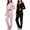 Set 3, variant on Real Essentials 2 Pack Women's Soft Cotton Long Sleeve Pajama Set with Pants - Lounge Sets for Women (Available In Plus)