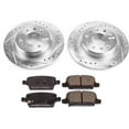 thumbnail image 3 of PowerStop Rear Z23 Evolution Sport Carbon-Fiber Ceramic Brake Pad and Drilled & Slotted Rotor Kit Fits: CHEVROLET Select Models K7722, 3 of 3
