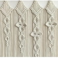 thumbnail image 2 of Macrame Wall Hanging Large- Boho Wall Decor- large wall art- Wall Decor Living Room- Macrame Tapestry Boho Decor for Bedroom (Beige-Flower), 2 of 12
