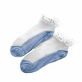 thumbnail image 2 of Xunlbb Winter Warm SocksWomen's Thin Short Socks With Lace Mesh Socks on Clearance Free Size, 2 of 4