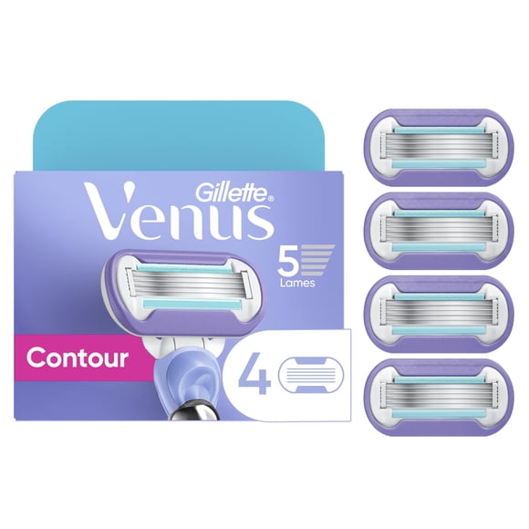 Gillette Venus Extra Smooth Swirl - Cuchillas de afeitar para mujer, 4 unidades