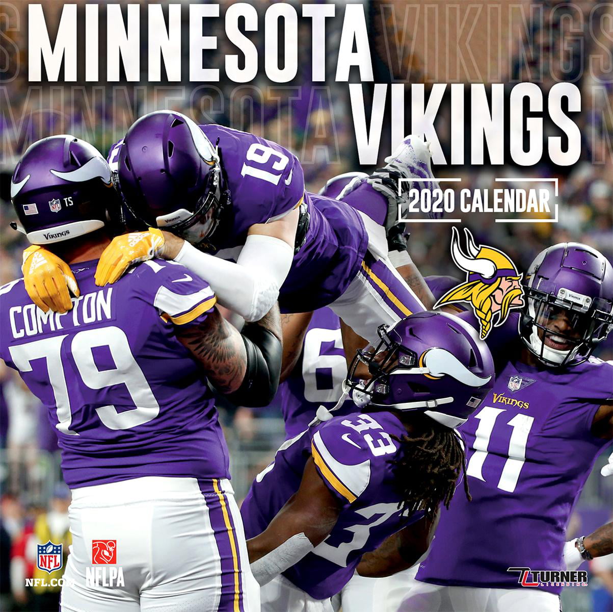 Minnesota Vikings Wall Calendar 2025