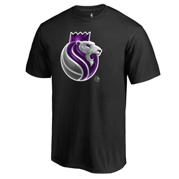 Men's Fanatics Black Sacramento Kings Midnight Mascot T-Shirt