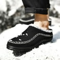 thumbnail image 7 of Earlde Men's Women's Winter Warm Slippers with Fuzzy Plush Lining Slip on House Shoes with Indoor Outdoor Anti-Skid Rubber Sole, 7 of 7