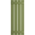 thumbnail image 4 of Ekena Millwork 23"W x 69"H True Fit PVC Four Board Spaced Board-n-Batten Shutters, Moss Green (Per Pair - Hardware Not Included), 4 of 7