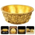 thumbnail image 3 of NUOLUX 1pc Brass Cornucopia Bowl Creative Cornucopia Ornaments Handicrafts Gift Storage Bowl, 3 of 6