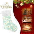 thumbnail image 4 of Coolnut Christmas Stocking Personalized Daisy Large Candy Stocking Hanging Gift Xmas Stockings Decoration 2PCS for Family Holiday Party Ornaments Decor Fireplace, 4 of 7