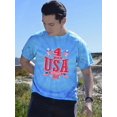 thumbnail image 2 of 4Th Of July Usa Tie Dye Cyclone Men -Image by Shutterstock, Male XX-Large, 2 of 4