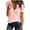 Pink, variant on Scyoekwg Casual Womens Tops Going Out Tops Cute T Shirts Short Sleeve Womens Summer Fashion Ladies Blouses Dressy Casual Trendy Loose