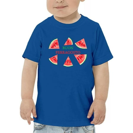 

Buon Ferragosto Watercolors T-Shirt Toddler -Image by Shutterstock 2 Toddler