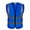 Blue, variant on High Visibility Reflective Running Vest, Blue Neon Color, Adjustable Waist, 2 Reflector Bands, Mesh Fabric, for Jogging,Cycling,Motorcycle, 360° Safety, Lightweight Breathable