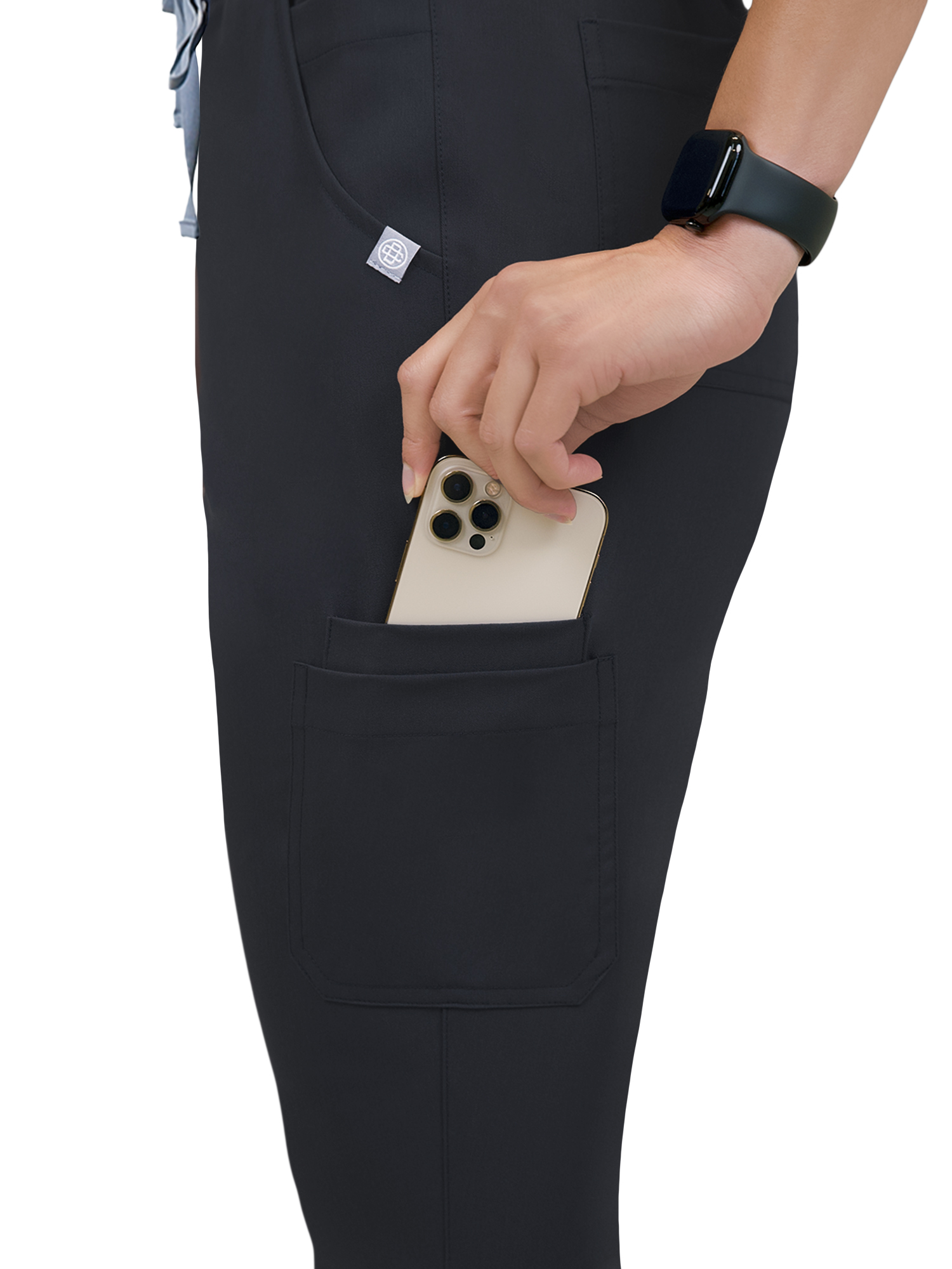 Doctor's Choice Elite -Rx Antimicrobial Fluid-Repel Women's Scrub Pant, Gray S - XXXL