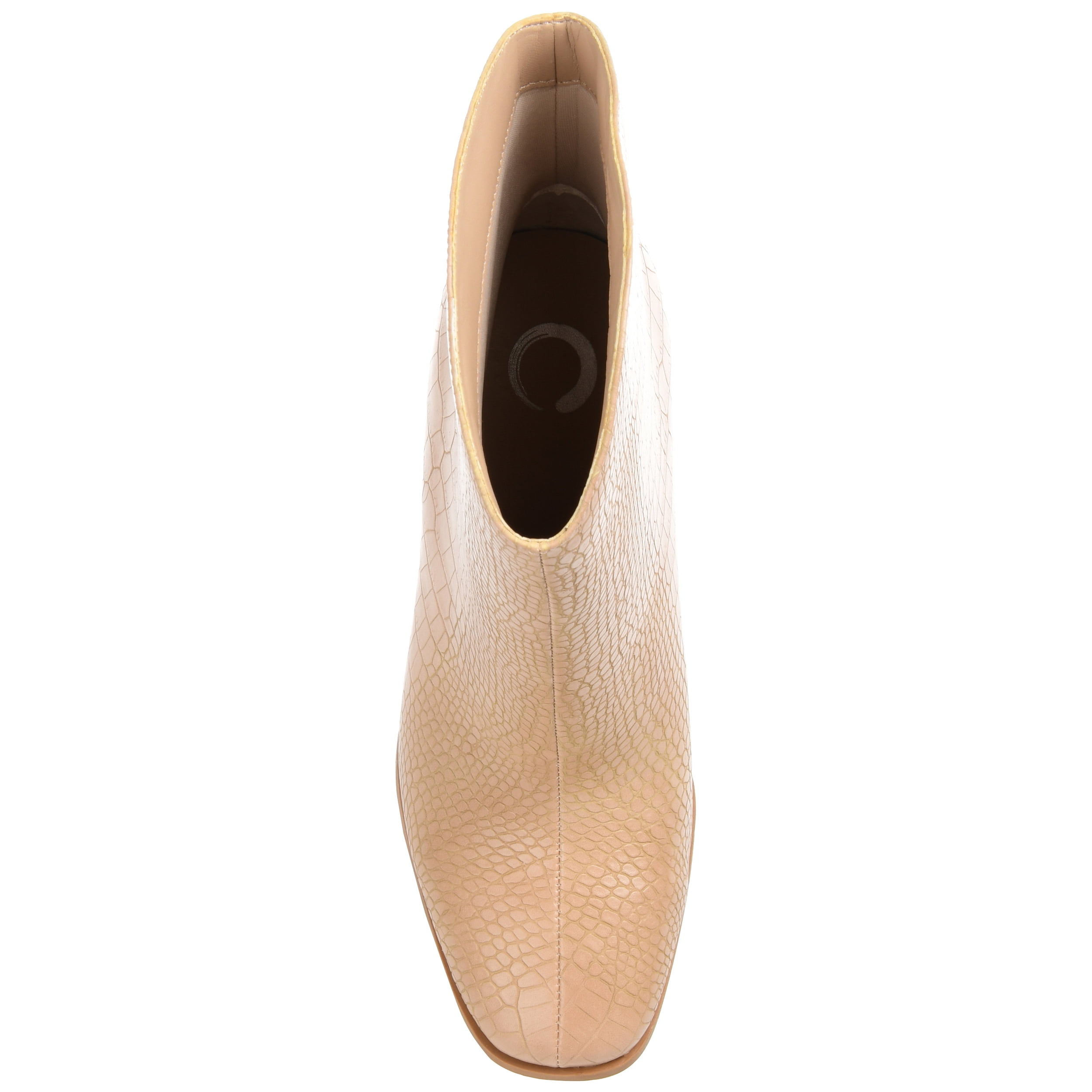 Journee Womens Brekinn Pull On Stacked Heel Booties