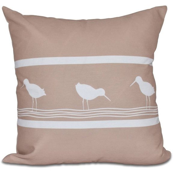 Simply Daisy 16" x 16" Birdwalk Animal Print Pillow